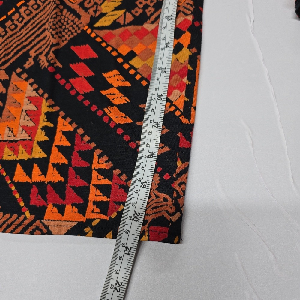 Nuwina Women Tribal Geometric Print Wide Leg Culottes Gaucho Pants Multi-Color - Picture 11 of 14